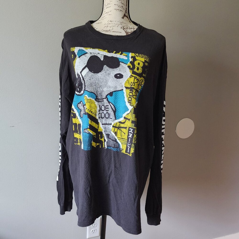 GUC, Men's, Peanuts, Snoopy as Joe Cool, Long-Sleeved Shirt
